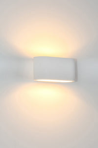 Thumbnail for Concept Up & Down Plaster Wall Light in Warm white