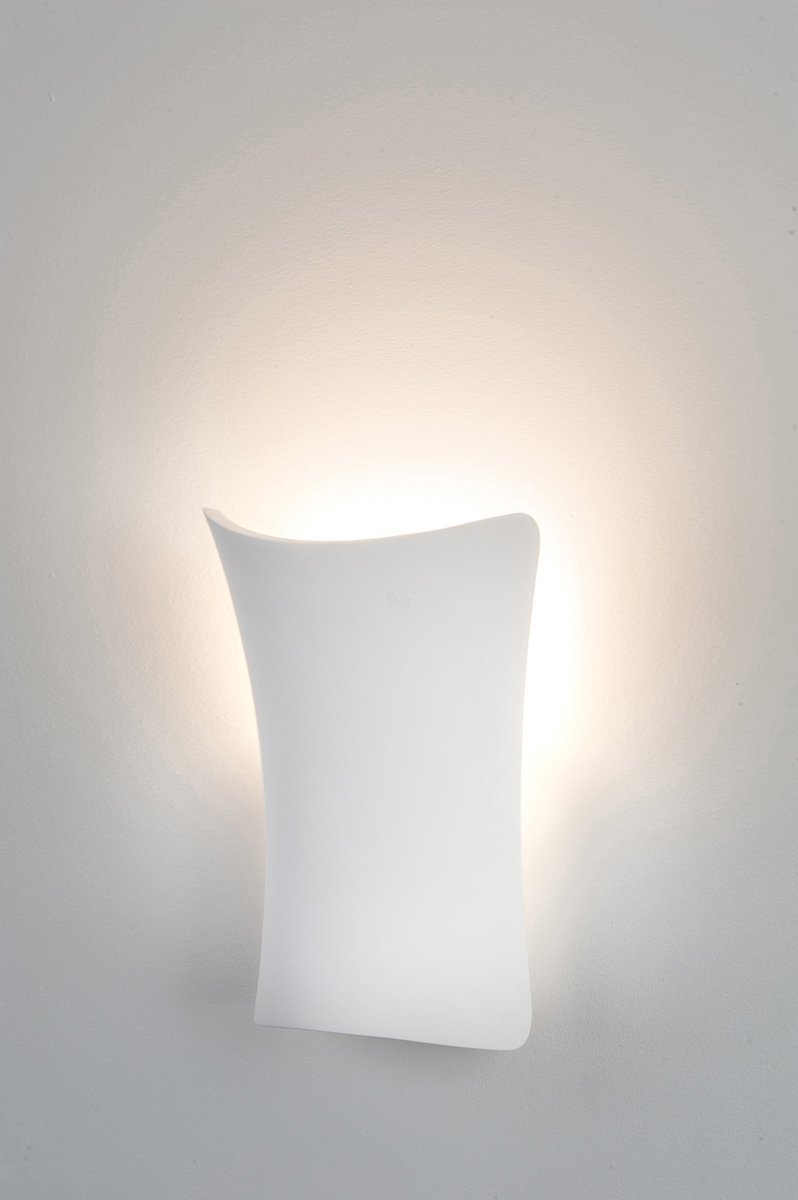 Aurora Plaster Wall Light in Cool white