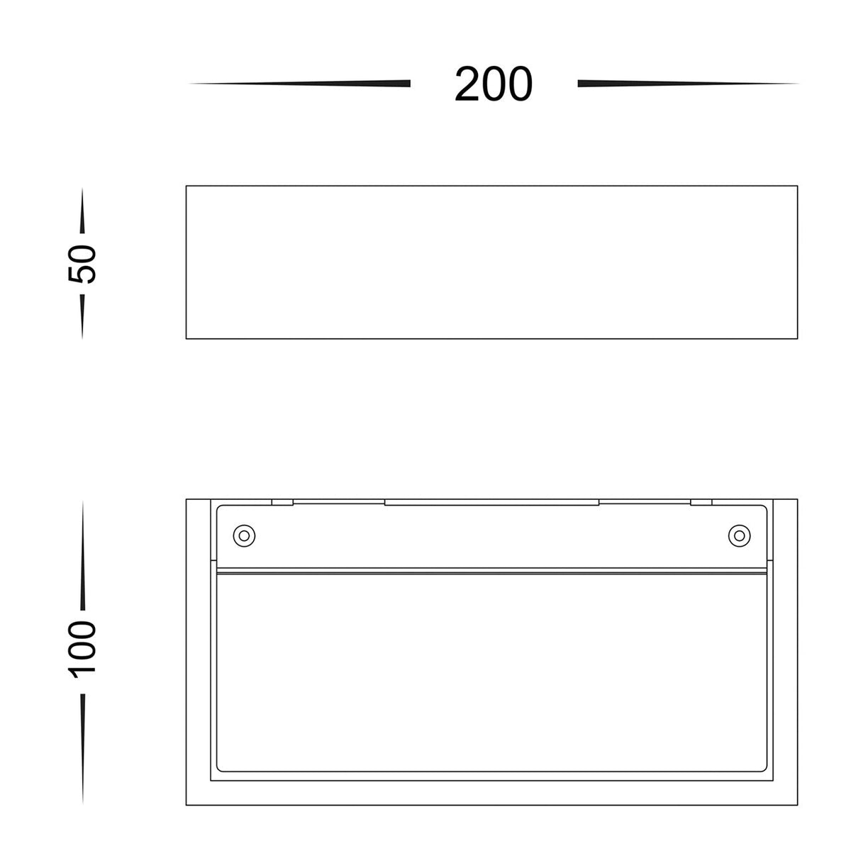 HV8070 - Sunrise Large Plaster LED Wall Light