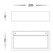 HV8070 - Sunrise Large Plaster LED Wall Light