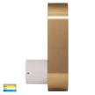 HV8080T-WHTBR - Ovale White + Brass Wall Light