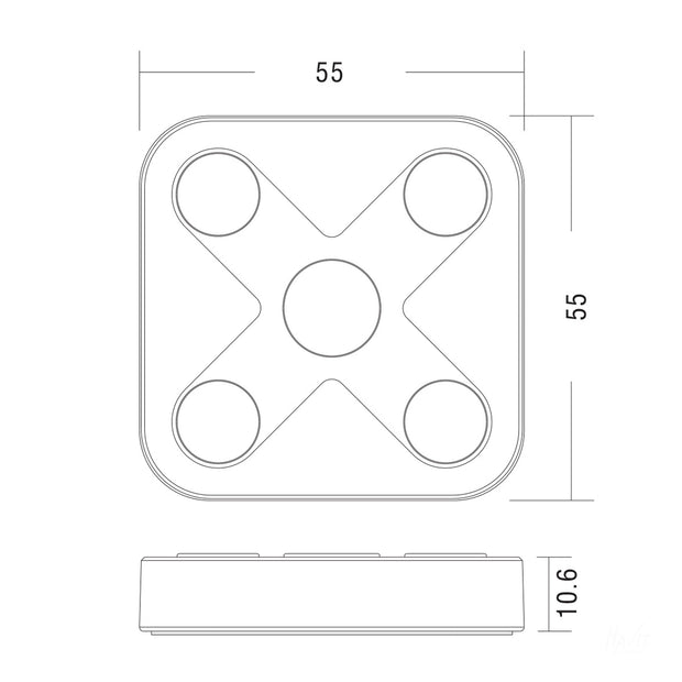 HV9101-ZB-5C - Zigbee LED Touch Controller