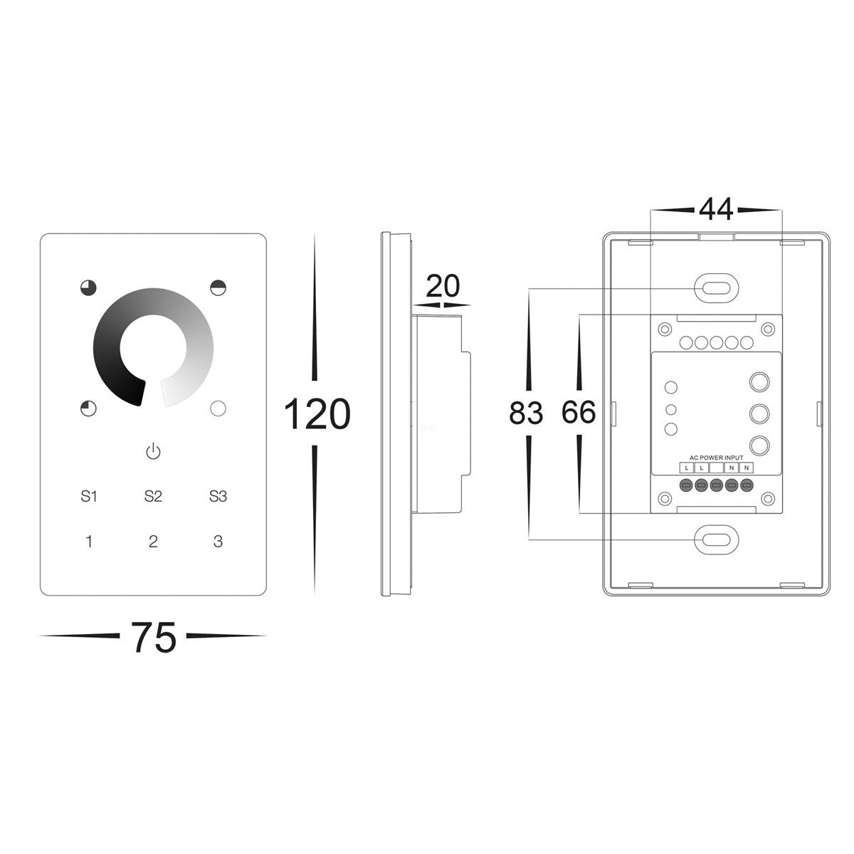 HV9101-ZB-SCTP Dimensions