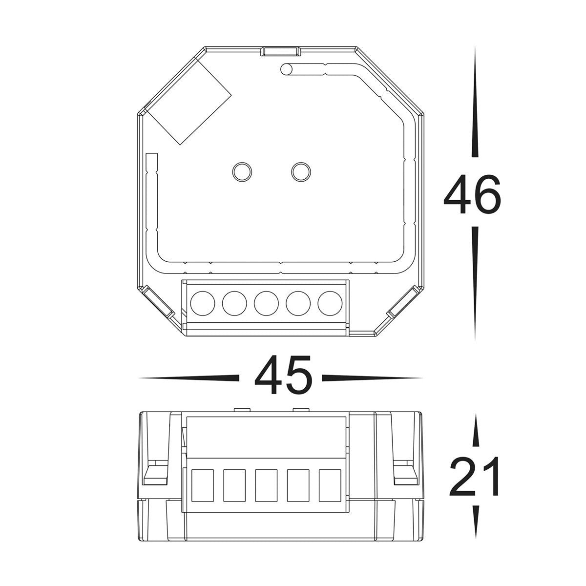 HV9105-ZB-ACDIM Dimensions