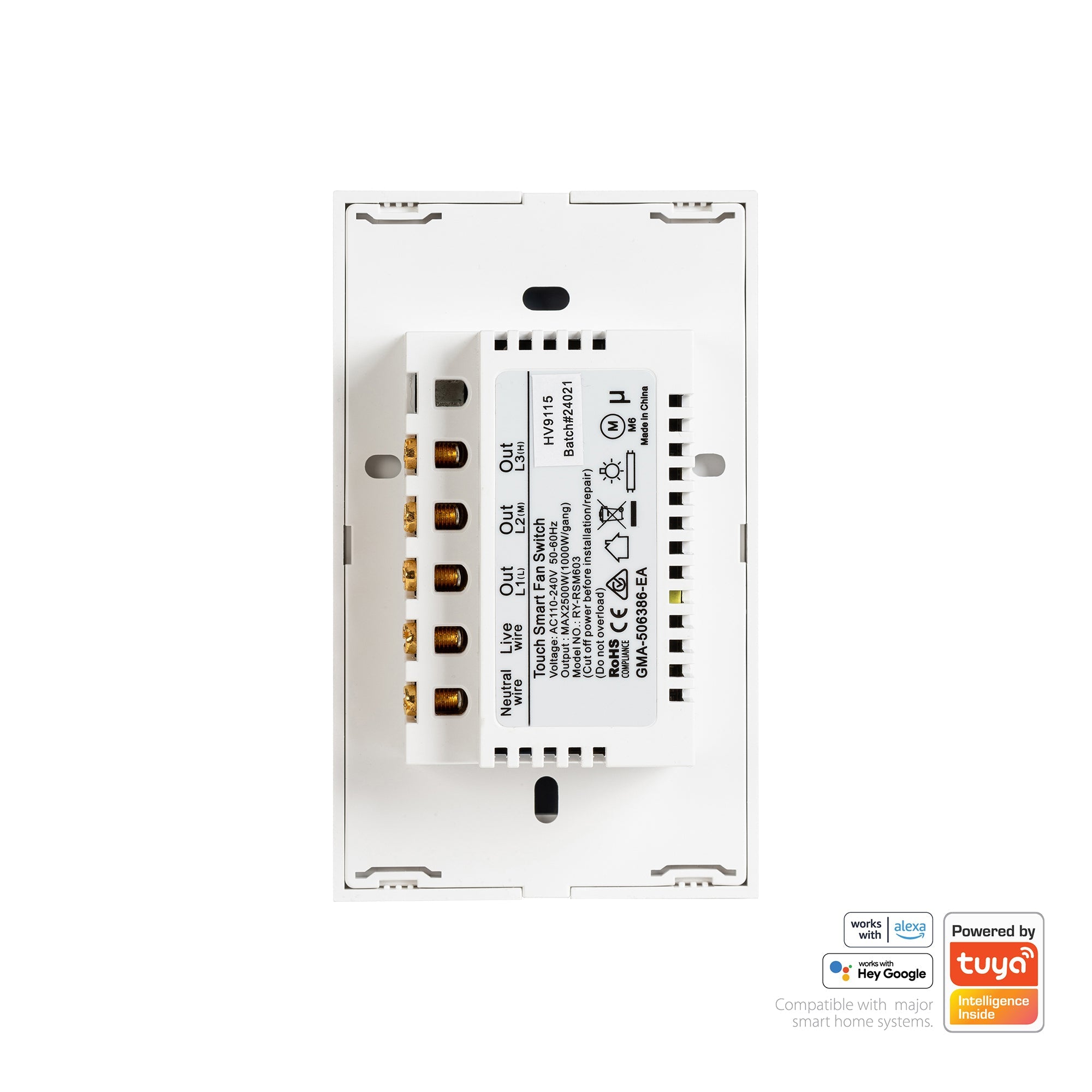 HV9115 - White Wifi Fan Controller