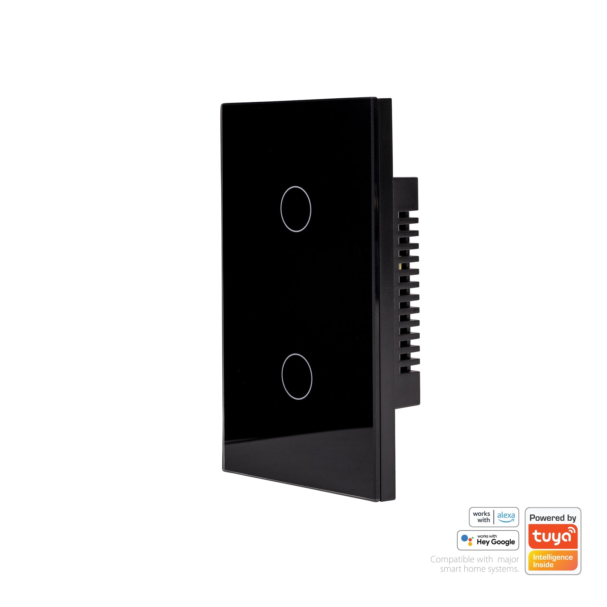 HV9210-2 - Wifi 2 Gang Black Wall Switch