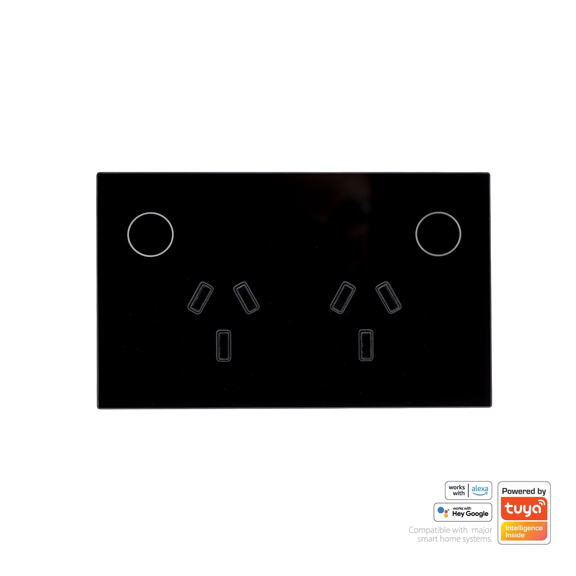 HV9214 - Wifi Black Double Powerpoint