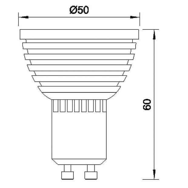 HV95021-240V - 5w RGB LED Globe Complete with Remote