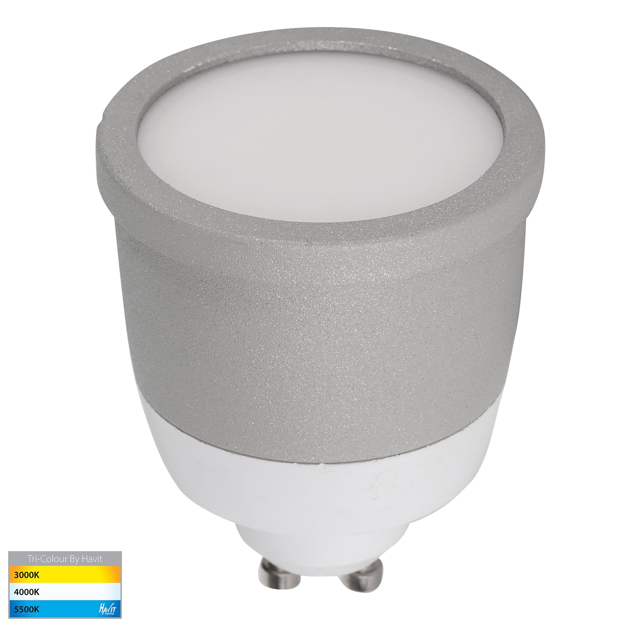 HV5831T-BLK - Lexan Black 9in1 Surface Mounted GU10 LED Downlight