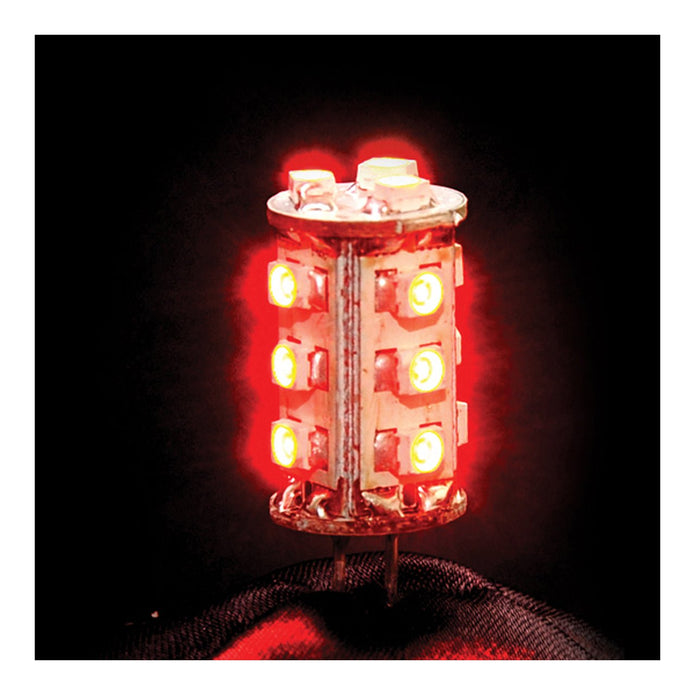 HV9526-HV9528 - 1.4w G4 12v DC LED Coloured Bi Pin Globes