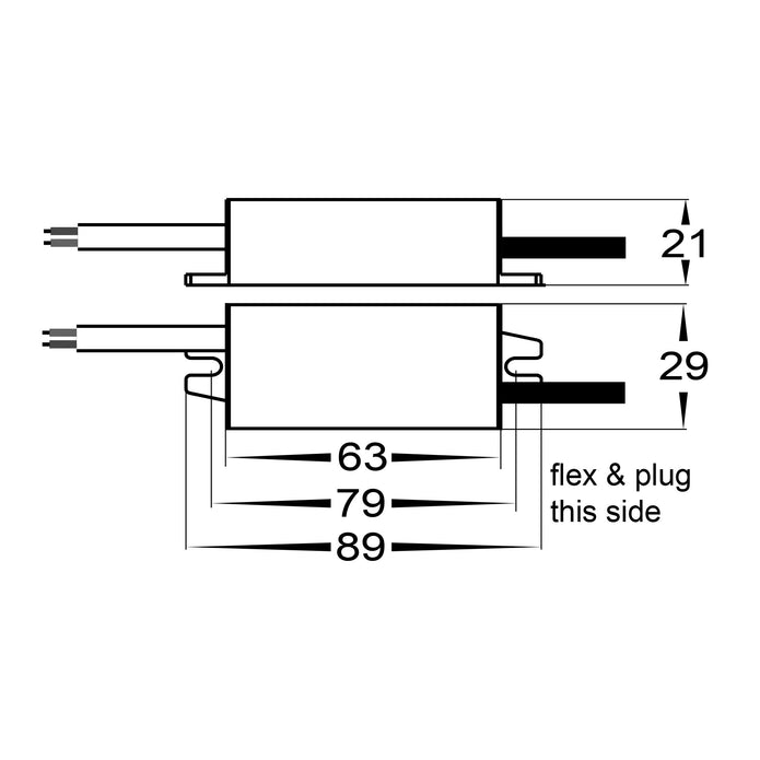 HV9650S-24V - 24v DC IP66 Weatherproof LED Driver
