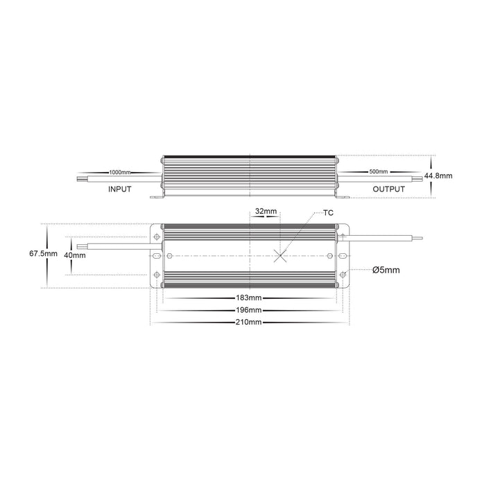 HV9654 - 100w Weatherproof LED Driver