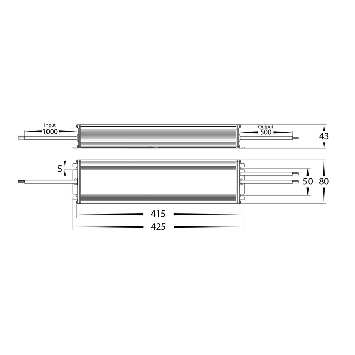 HV9658-480W - 480w Weatherproof LED Driver