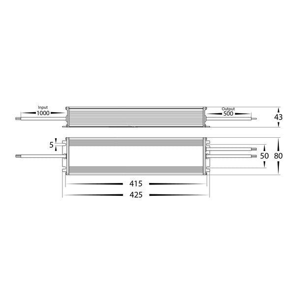 HV9658-480W - 480w Weatherproof LED Driver