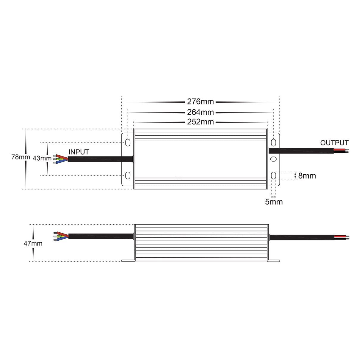 HV9660 300W Dimensions
