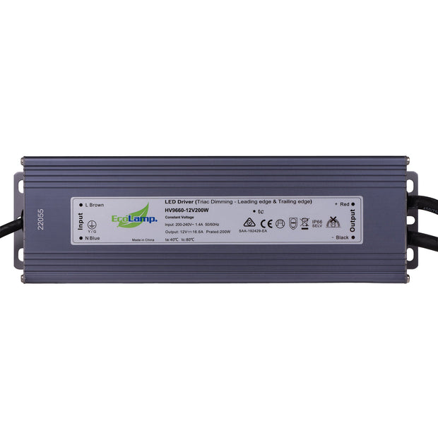 HV9660-200W - 200W Weatherproof Dimmable LED Driver