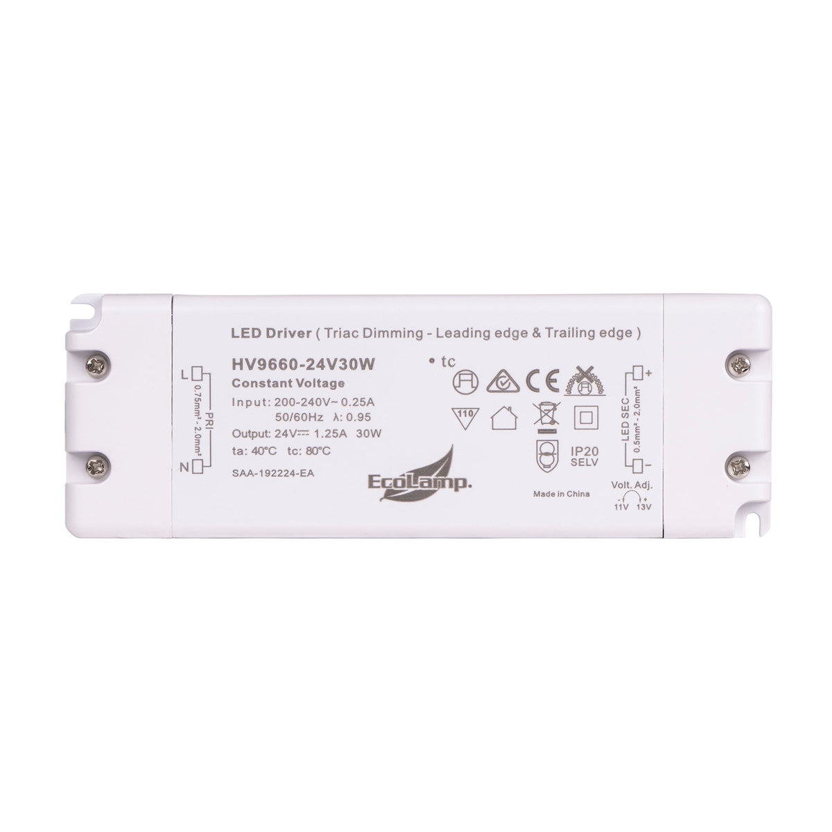 HV9660-30W - 30W Indoor Dimmable LED Driver