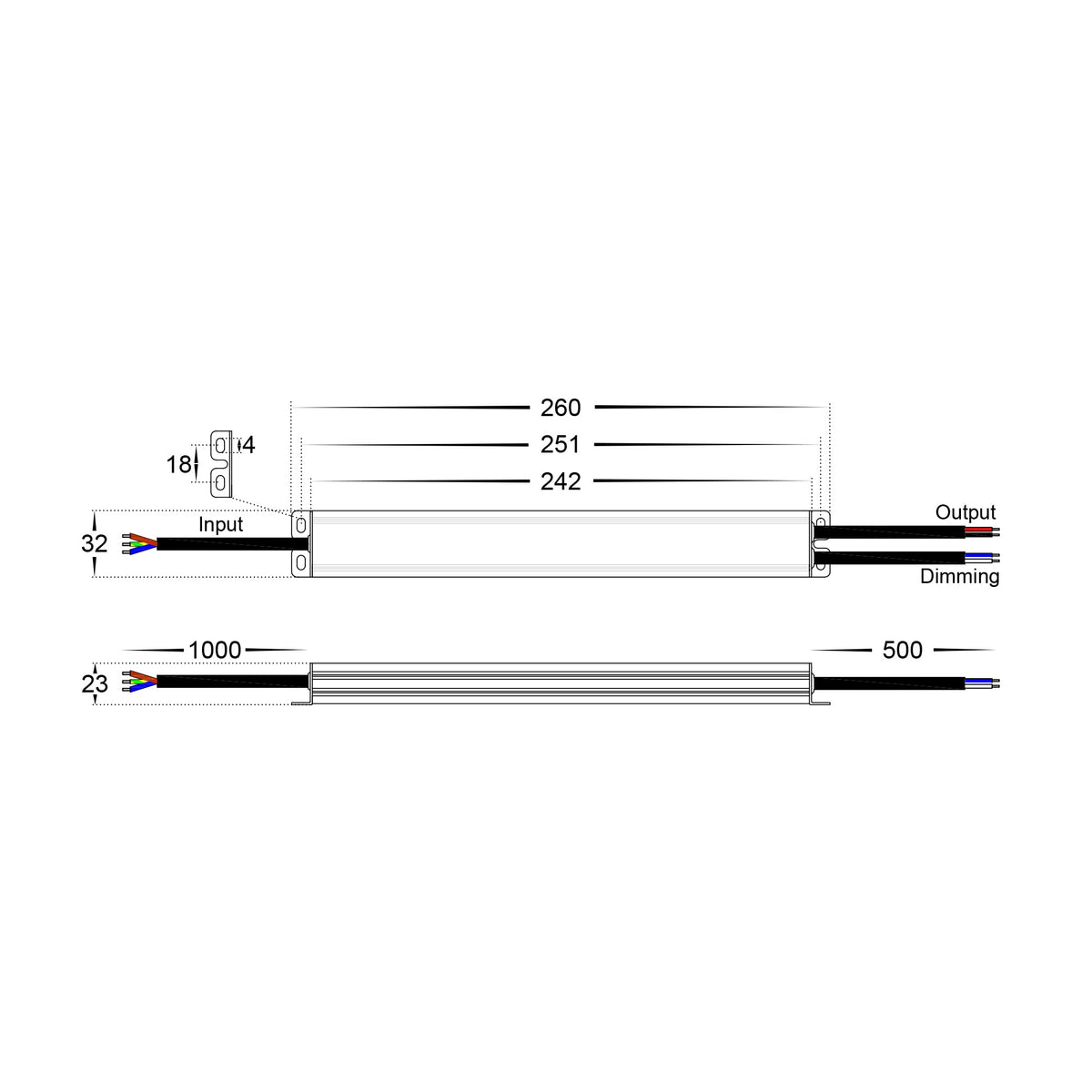 HV9661-30W - 30W Triac + 0-1/10v Dimmable LED Driver
