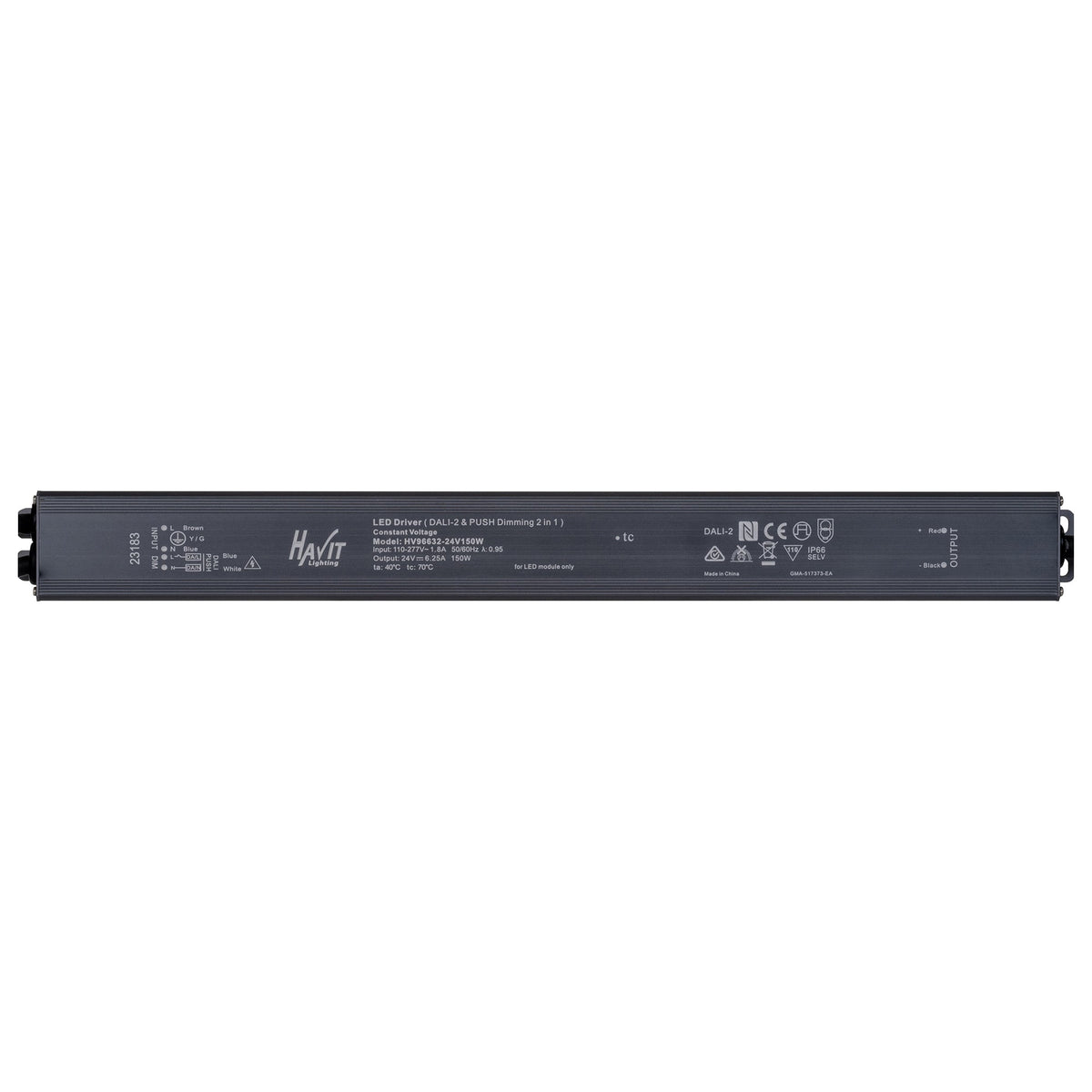HV96632-150W - 150W Dali 2 + Push Dim Dimmable LED Driver