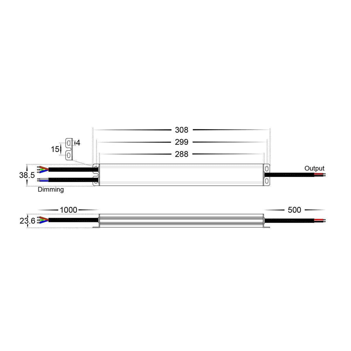 HV96632-60W - 60W Dali 2 + Push Dim Dimmable LED Driver