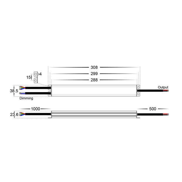 HV96632-60W - 60W Dali 2 + Push Dim Dimmable LED Driver