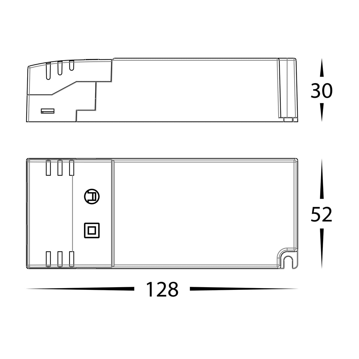 HV9668-12V25W | HV9668-24V25W- 25w Triac Dimmable Indoor LED Driver