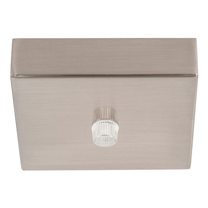 HV9705-9025-SCH-SQ - 100mm Square Canopy Satin Chrome