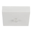 HV9705-9025-WHT-SQ - 100mm Square Canopy White