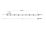 HV9723-IP20-240-3K-1 - 19.2w IP20 LED Strip 3000k