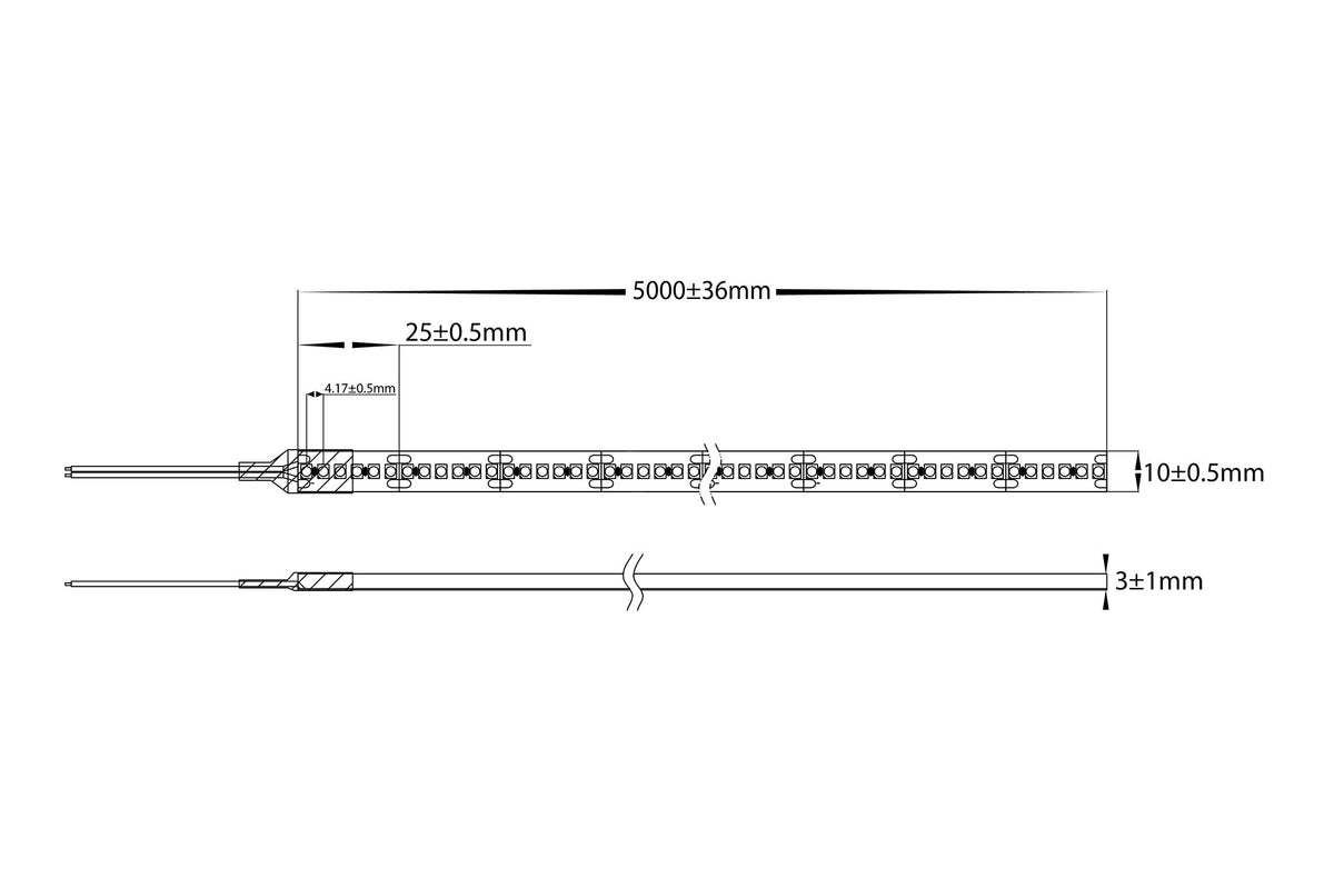HV9723-IP54-240-3K-1 - 19.2w IP54 LED Strip 3000k