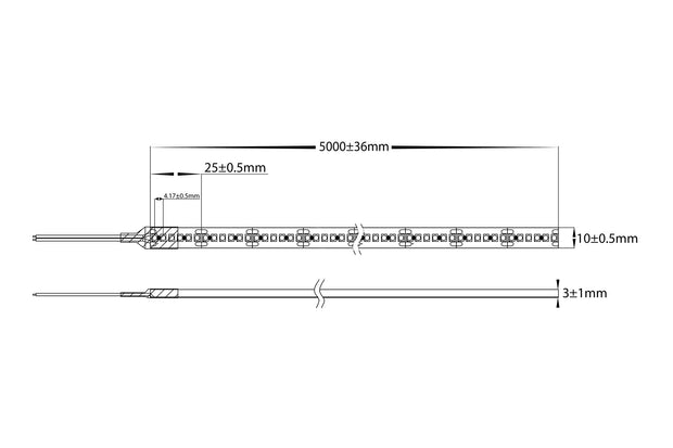 HV9723-IP54-240-3K-1 - 19.2w IP54 LED Strip 3000k