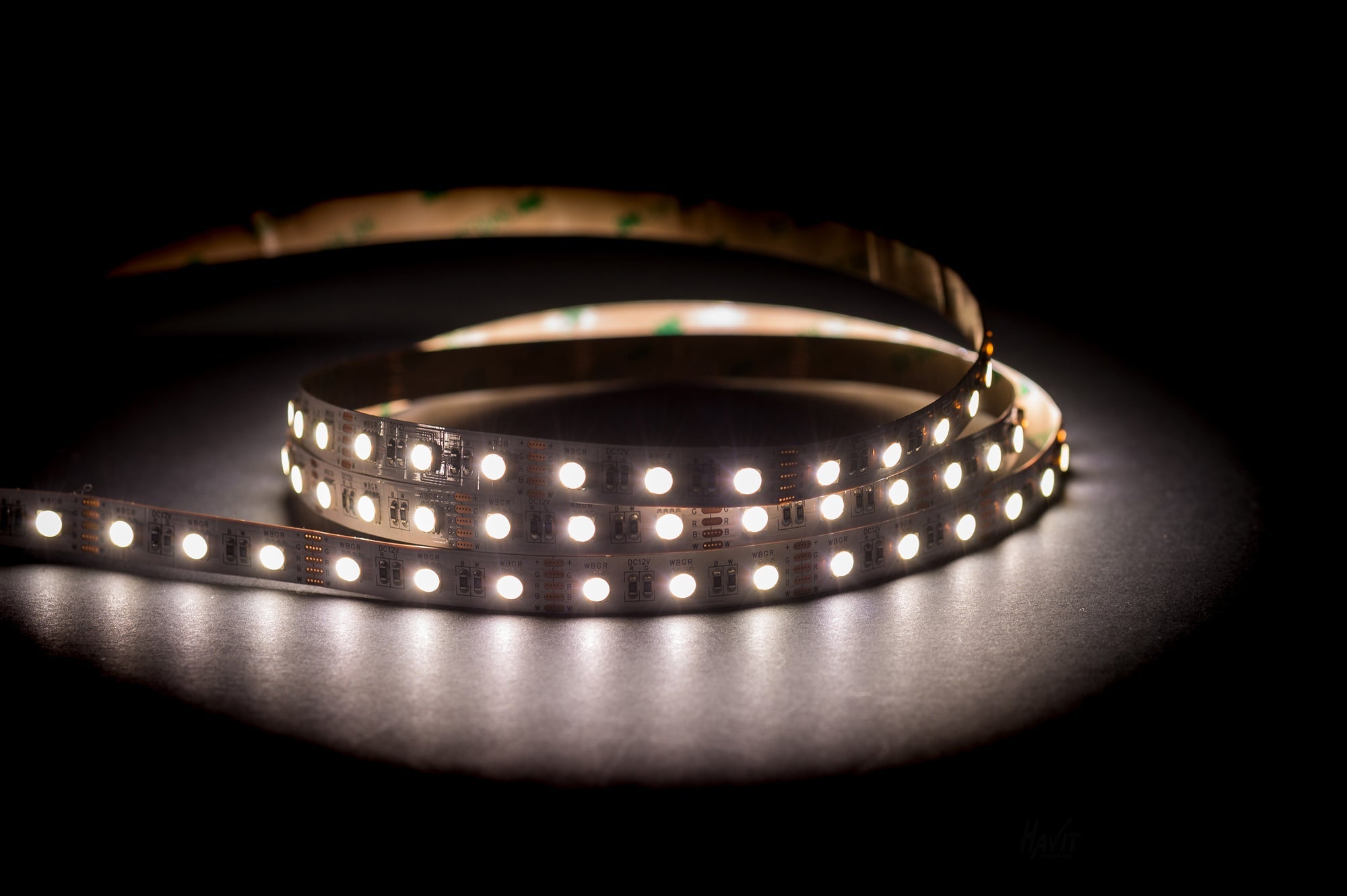 HV9751-IP20-60-RGBC - 14.4w IP20 RGB + 5500k LED Strip (RGBC)