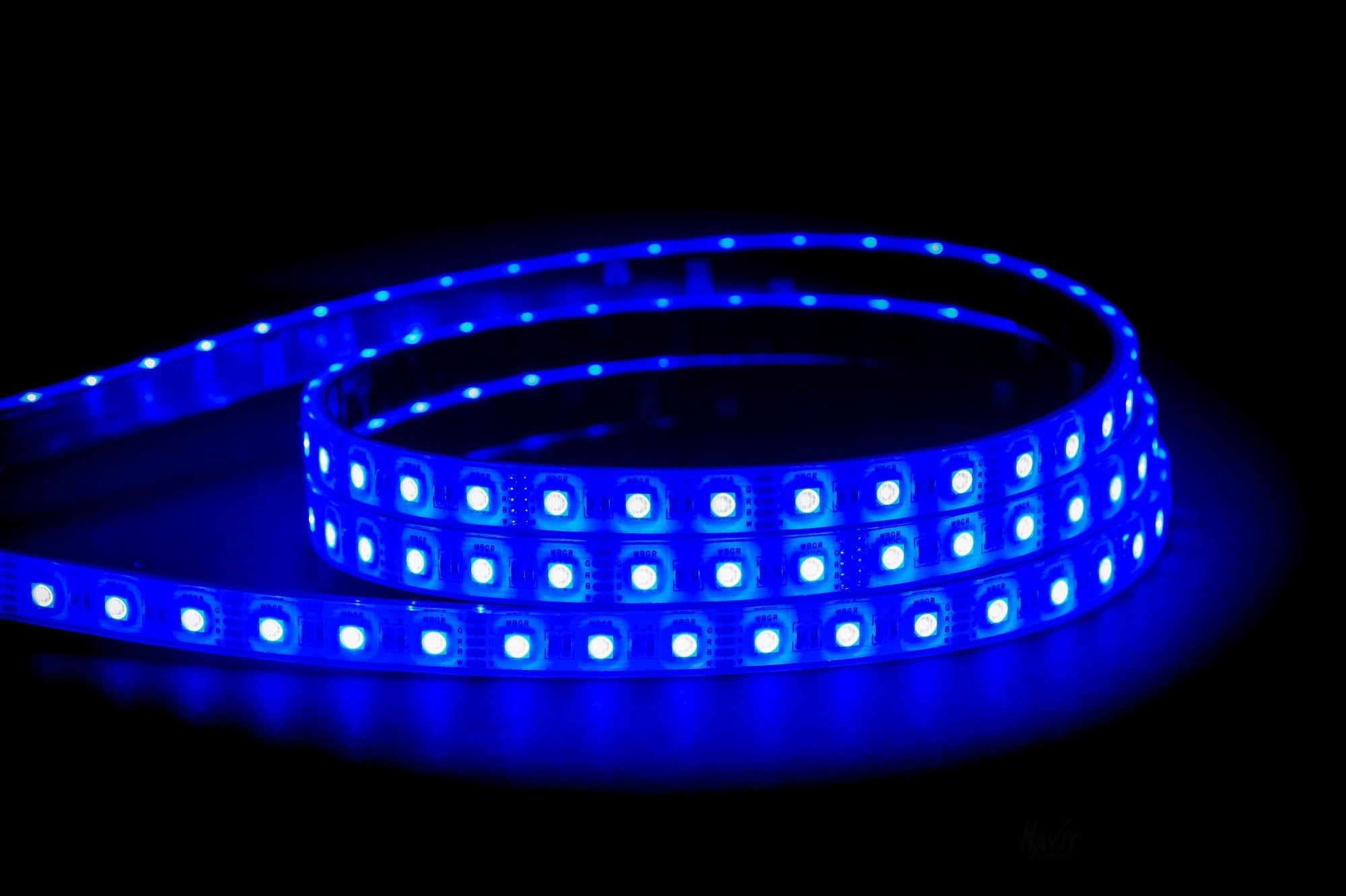 HV9751-IP67-60-RGBW - 14.4w IP67 RGB + 3000k LED Strip (RGBW)