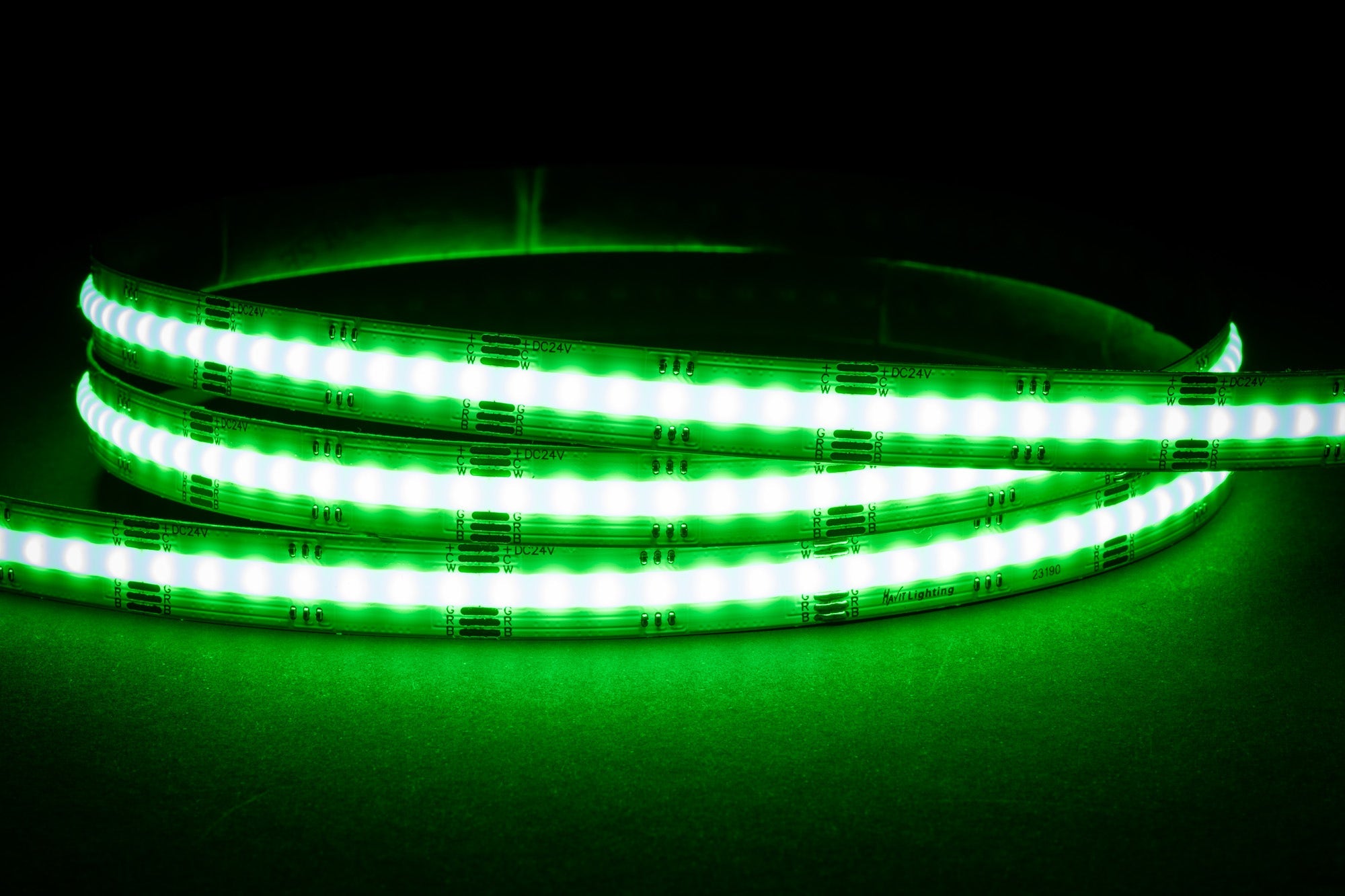 HV9761-IP20-840-RGBCW - 20w IP20 24v DC COB RGBCW LED Strip