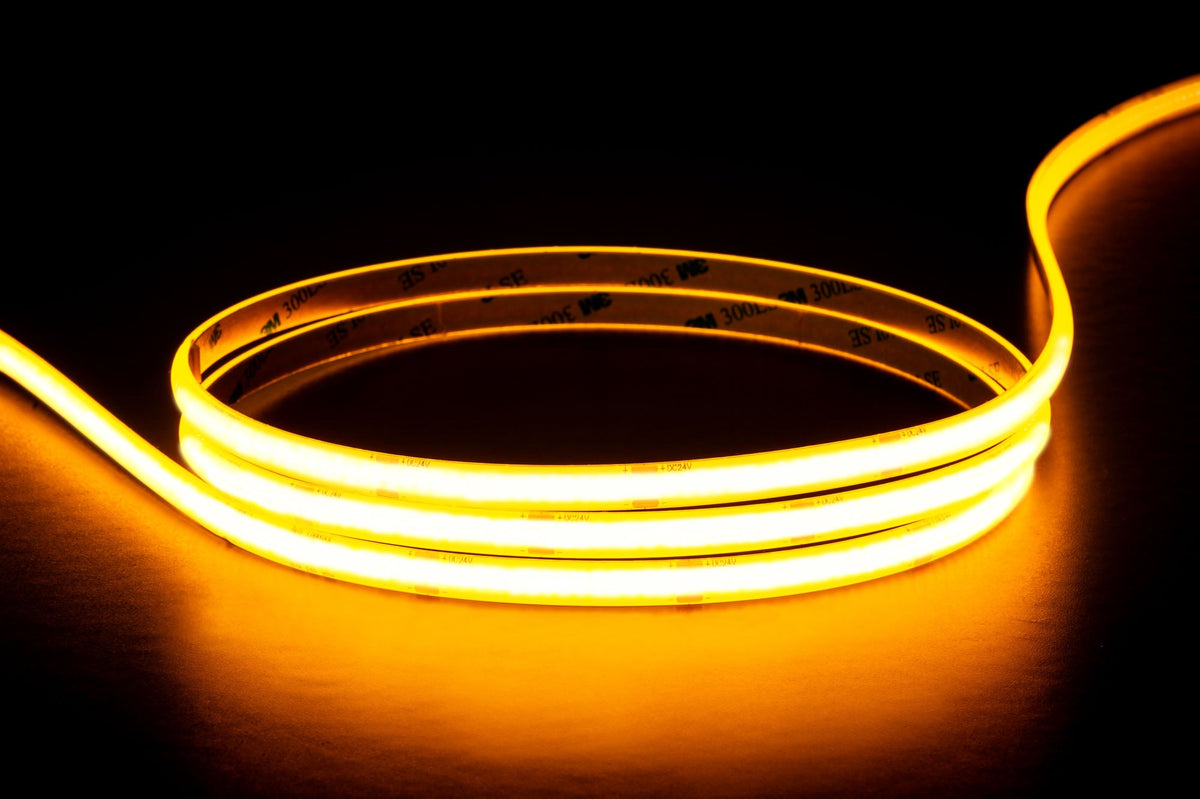 HV9761-IP54-320-Y - 10W COB Strip Lighting -IP20 / Per Metre