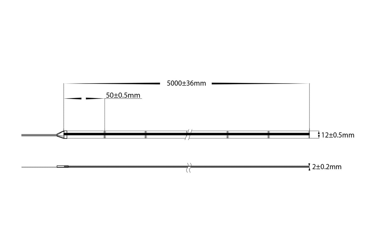 HV9761-IP54-896-RGBC - 20w IP54 COB RGBC LED Strip