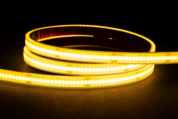 HV9761-IP67-320-3K  - 9.6w IP67 24v DC 3000K COB Dotless LED Strip