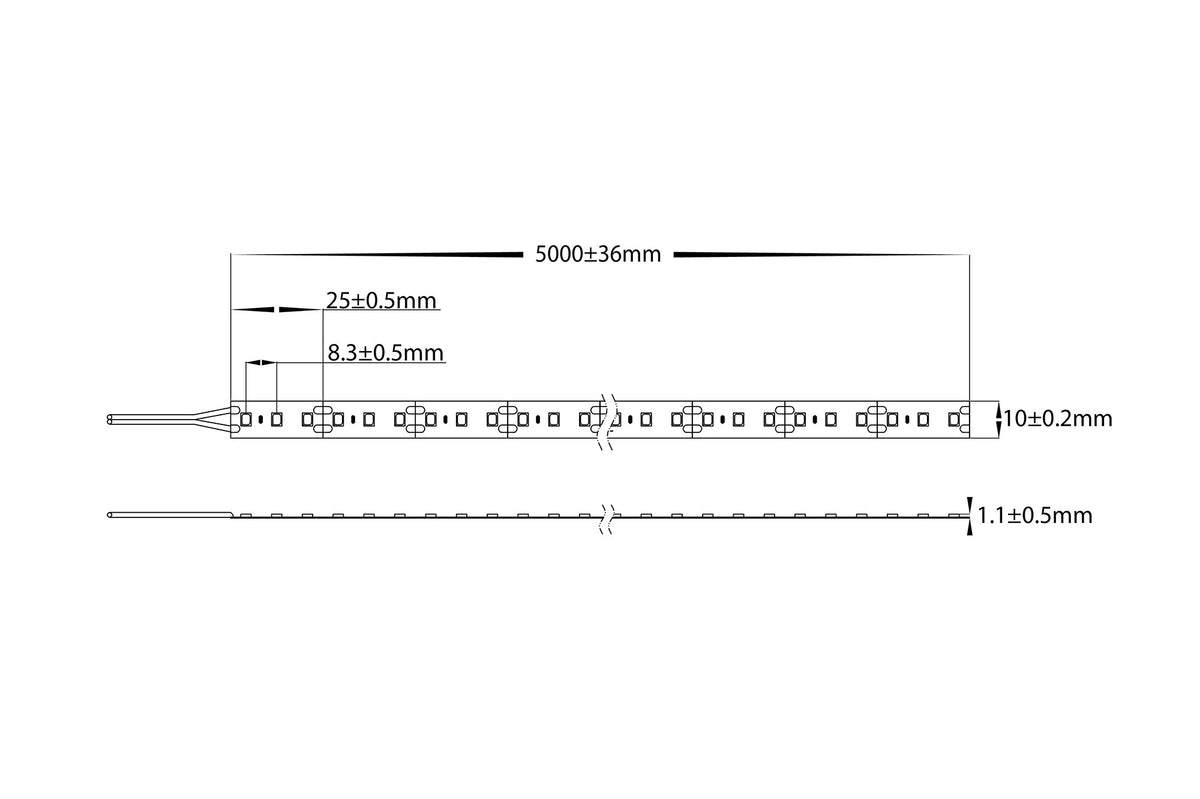 HV9783-IP20-120-3K - 24w IP20 LED Strip 3000k