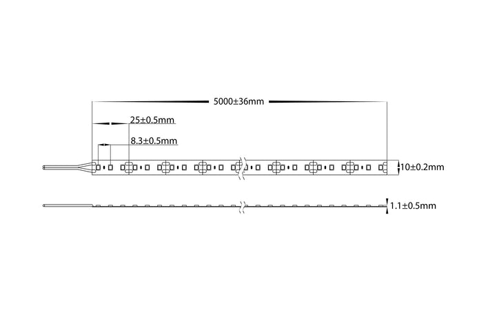 HV9783-IP20-120-3K - 24w IP20 LED Strip 3000k