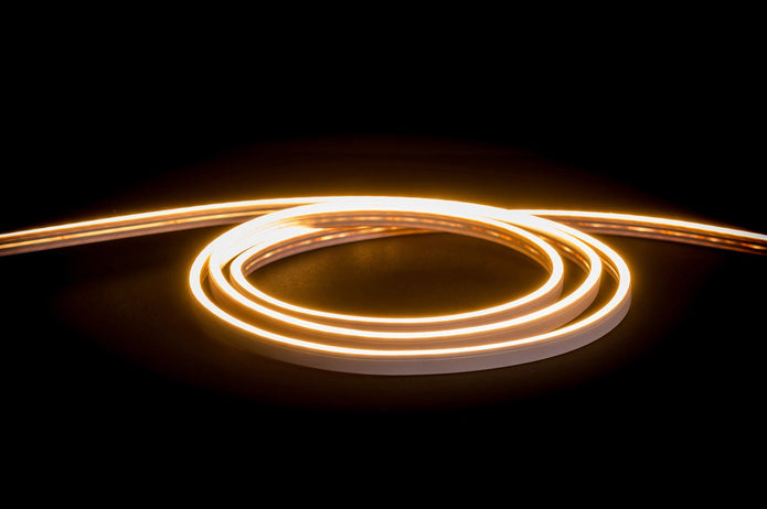 HV9791-IP67-140-3K - 9.6w IP67 24v DC HaviFlex Side Bend Flexible Neon LED Strip 3000k