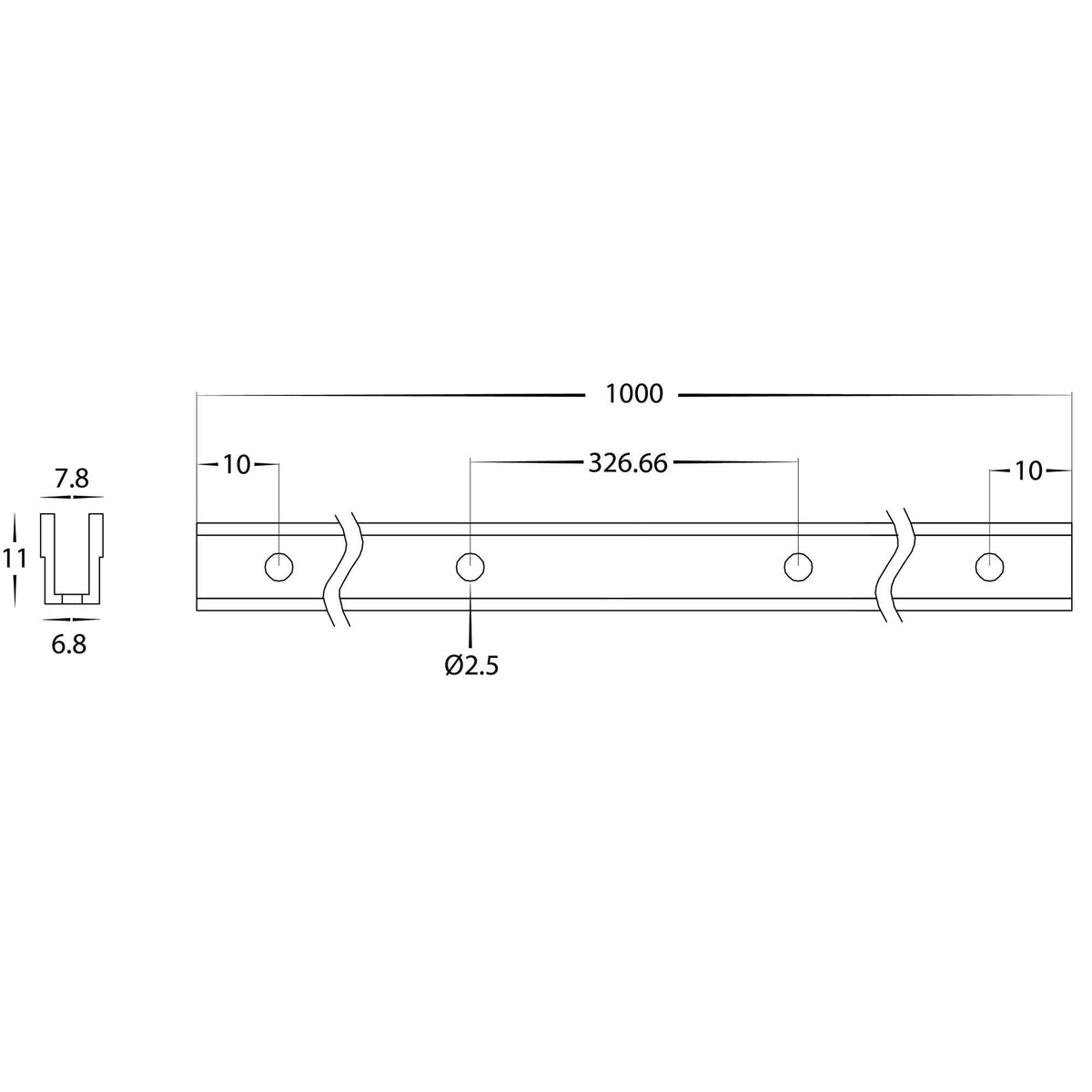 HV9791-PVC-Channel - PVC Channel to suit HV9791 Side Bend Flexible Neon LED Strip