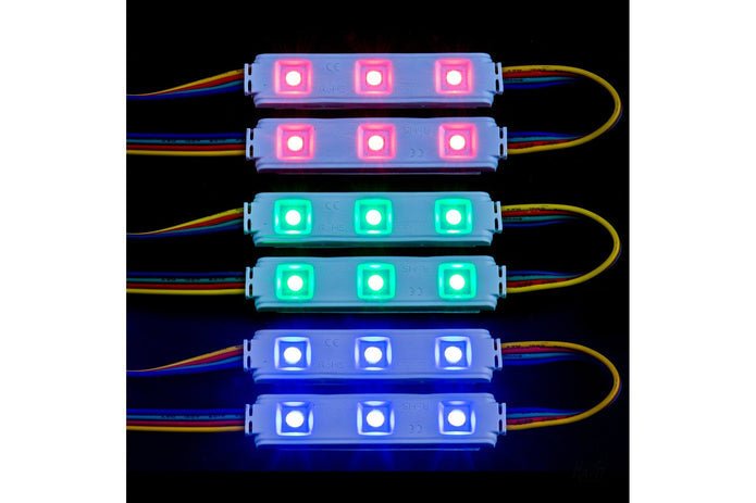 HV9794-IP65-RGB - 0.72w IP65 12v DC Signage Modules RGB