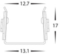HV9795-ALU-BEND - Bendable Channel to suit HV9795 HAVIFLEX