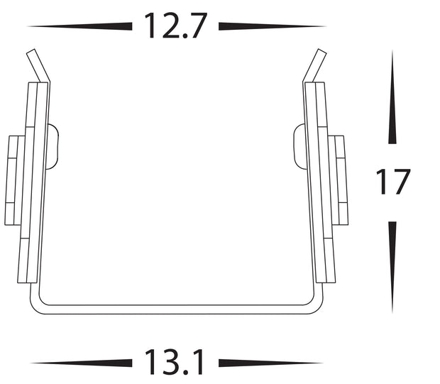 HV9795-ALU-BEND - Bendable Channel to suit HV9795 HAVIFLEX