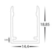 HV9795-IP67-200-4K - 14.4w IP67 24v DC Side Bend HaviFlex Flexible Neon LED Strip 4000k