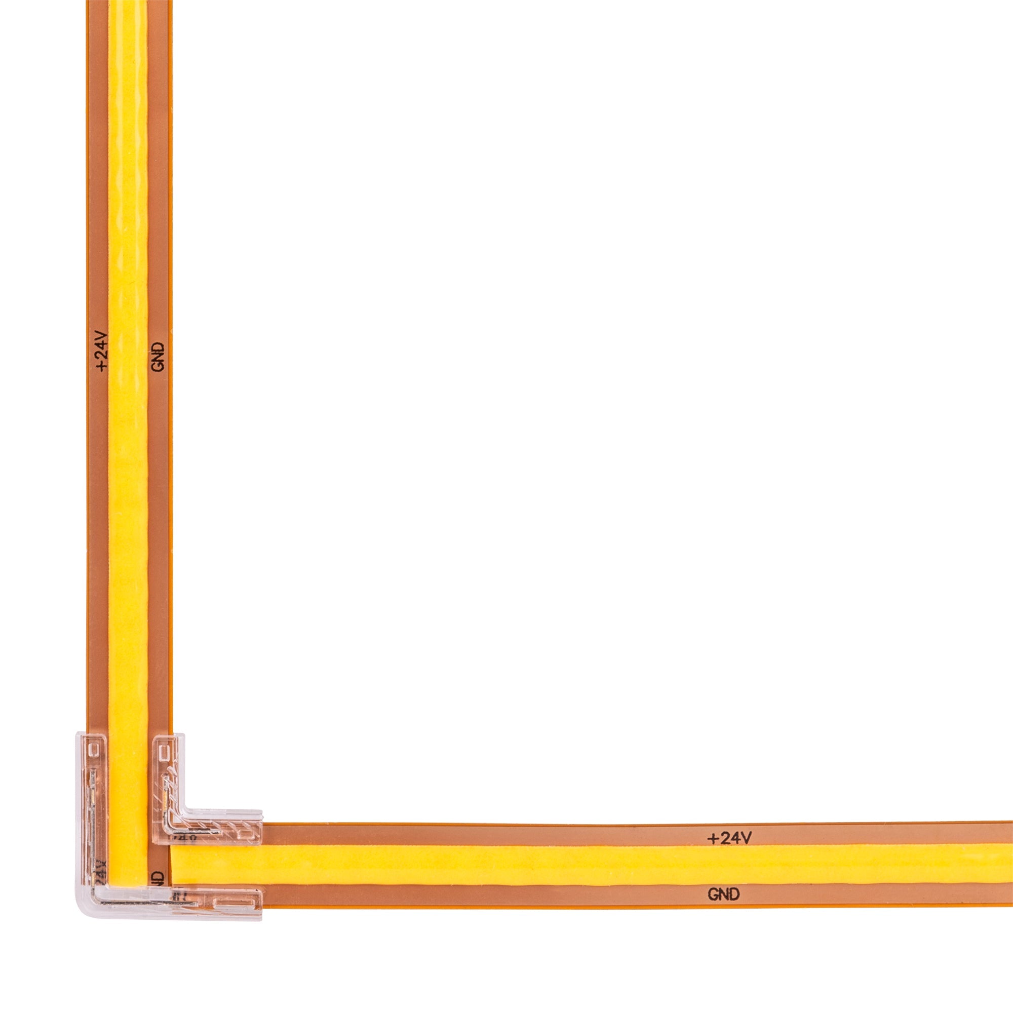 HV9952-L - L Shape LED Strip Connector to suit IP20 8mm PCB LED Strip