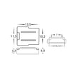 HV9954 - LED Strip Connector to suit IP20 10mm PCB LED Strip
