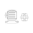 HV9955 - LED Strip Connector to suit IP20 10mm PCB RGB LED Strip