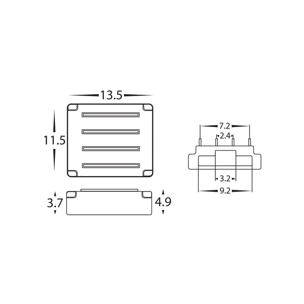 HV9962 - LED Strip Joiner to suit IP20 10mm PCB RGB LED Strip