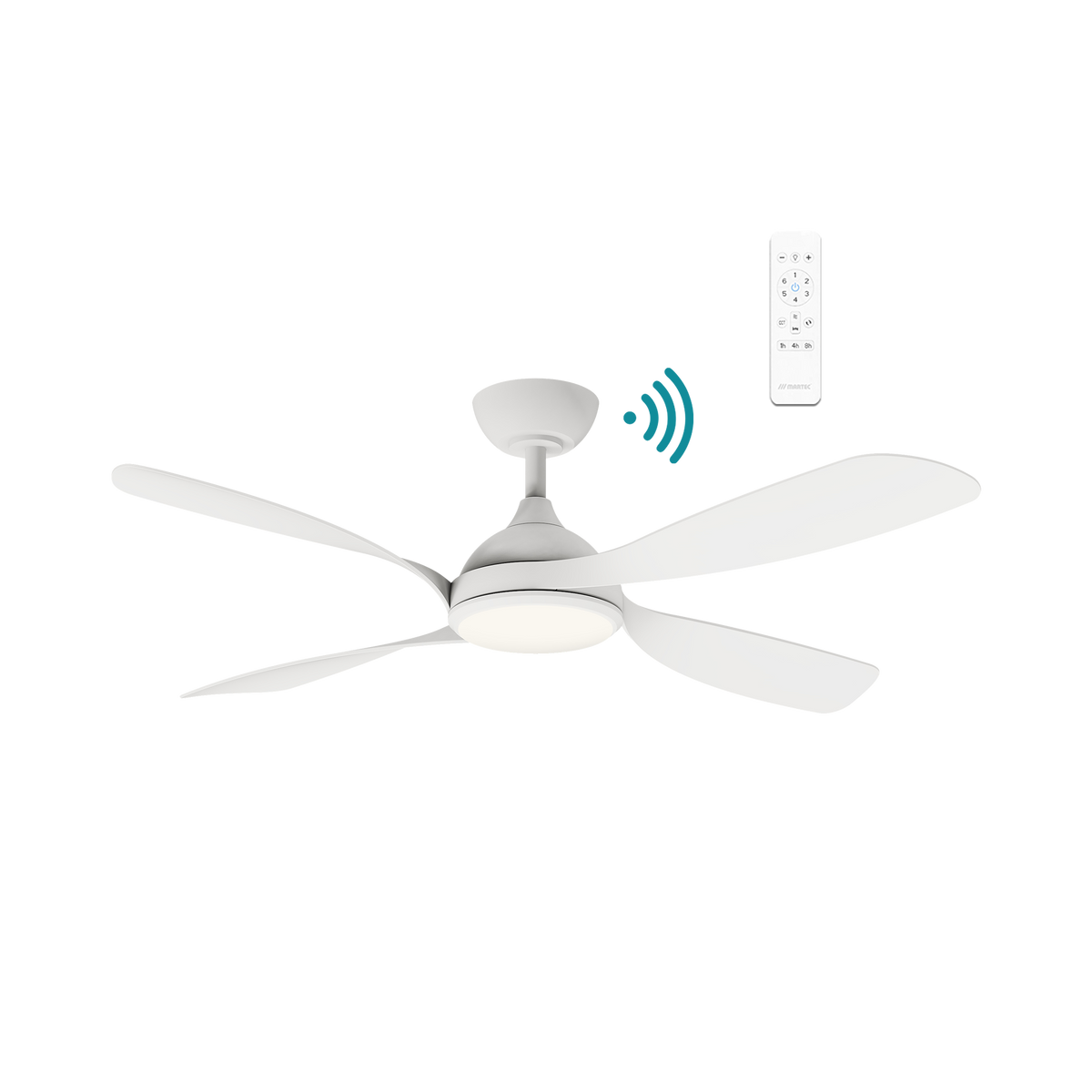 Hampton DC 1320mm 4 ABS Blade WIFI & Remote Control Ceiling Fan